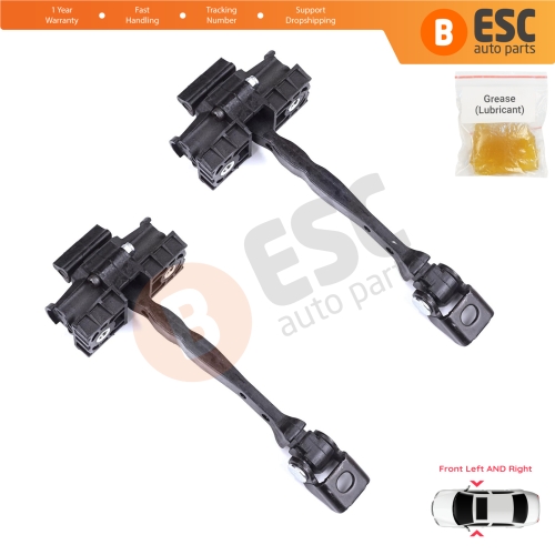 2 Pieces Front Door Stop Check Assy Limiter Strap for VW Polo MK6 AW1 BZ1 AE1 2017-On 4/5 Door 2G4837249A
