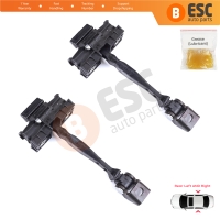 2 Pieces Rear Door Stop Check Assy Limiter Strap for VW Polo MK6 AW1 BZ1 AE1 2017-On 4/5 Door 2G4839249A