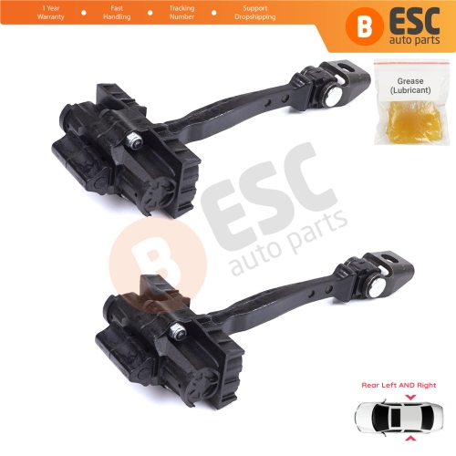 2 Pieces Rear Door Stop Check Assy Limiter Strap for VW Polo MK6 AW1 BZ1 AE1 2017-On 4/5 Door 2G4839249A