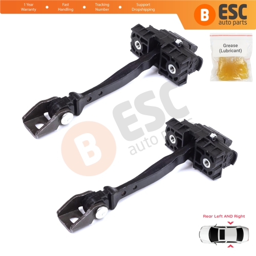 2 Pieces Rear Door Stop Check Assy Limiter Strap for VW Polo MK6 AW1 BZ1 AE1 2017-On 4/5 Door 2G4839249A