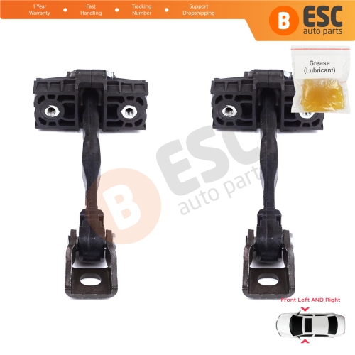 2 Pieces Front Door Stop Check Assy Limiter Strap for VW T-Cross C11 D31 2018-On 2GM837249