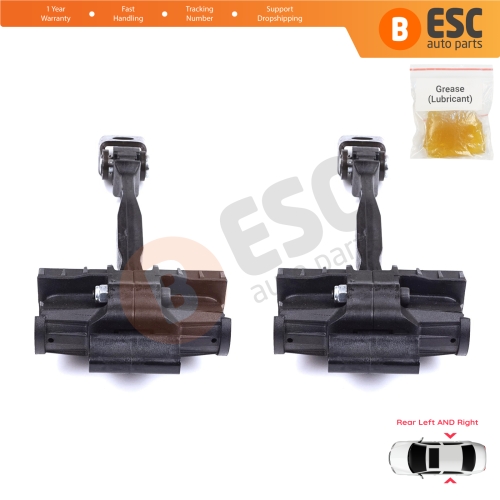 2 Pieces Rear Door Stop Check Assy Limiter Strap for VW T-Cross C11 D31 2018-On 2GM839249B