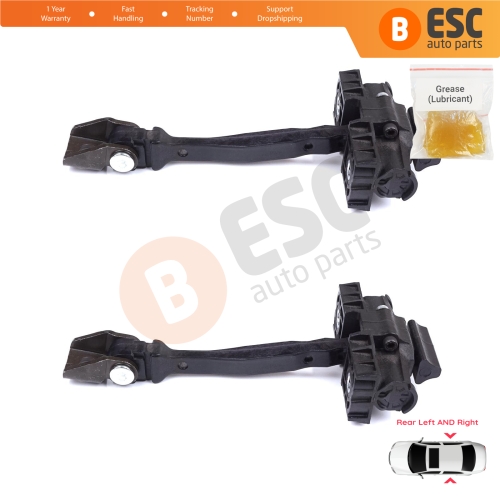 2 Pieces Rear Door Stop Check Assy Limiter Strap for VW T-Cross C11 D31 2018-On 2GM839249B
