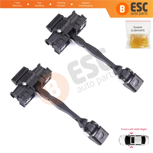 2 Pieces Front Door Stop Check Assy Limiter Strap for VW T-Roc A11 D11 2017-On 5-Door 2GA837249A 2GA837249B