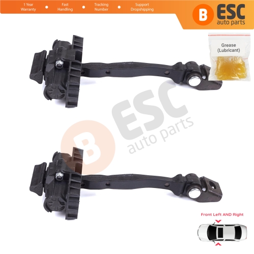 2 Pieces Front Door Stop Check Assy Limiter Strap for VW T-Roc A11 D11 2017-On 5-Door 2GA837249A 2GA837249B