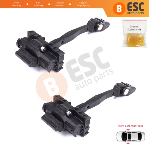 2 Pieces Front Door Stop Check Assy Limiter Strap for VW T-Roc A11 D11 2017-On 5-Door 2GA837249A 2GA837249B