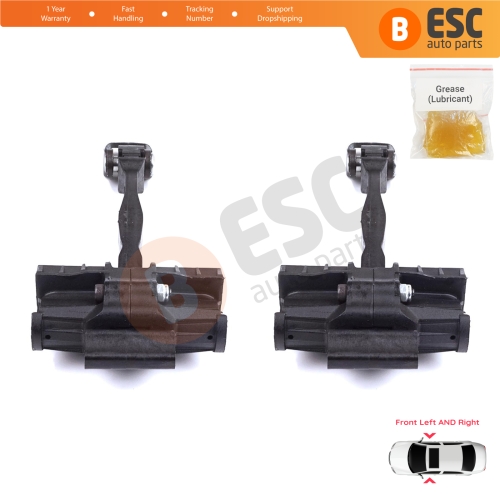 2 Pieces Front Door Stop Check Assy Limiter Strap for VW T-Roc A11 D11 2017-On 5-Door 2GA837249A 2GA837249B