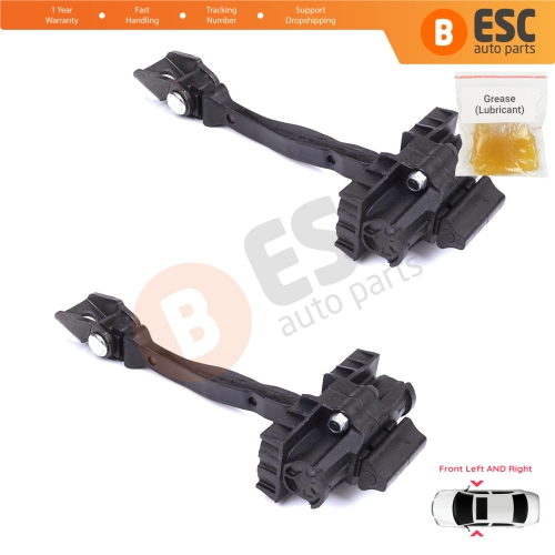 2 Pieces Front Door Stop Check Assy Limiter Strap for VW T-Roc A11 D11 2017-On 5-Door 2GA837249A 2GA837249B