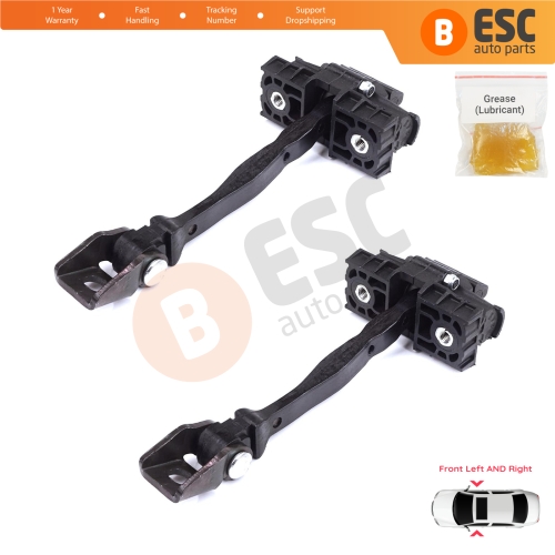 2 Pieces Front Door Stop Check Assy Limiter Strap for VW T-Roc A11 D11 2017-On 5-Door 2GA837249A 2GA837249B