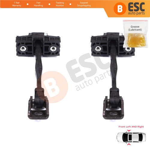 2 Pieces Front Door Stop Check Assy Limiter Strap for VW T-Roc A11 D11 2017-On 5-Door 2GA837249A 2GA837249B