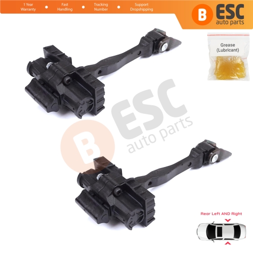 2 Pieces Rear Door Stop Check Assy Limiter Strap for VW T-Roc A11 D11 2017-On 5-Door 2GA839249B