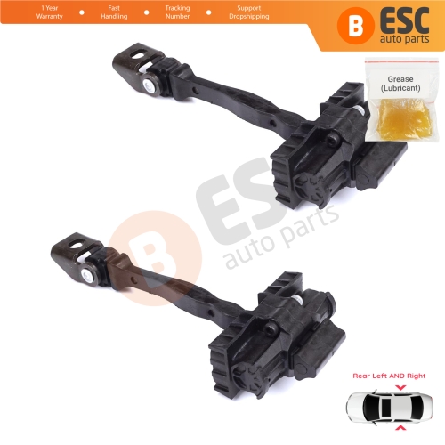 2 Pieces Rear Door Stop Check Assy Limiter Strap for VW T-Roc A11 D11 2017-On 5-Door 2GA839249B