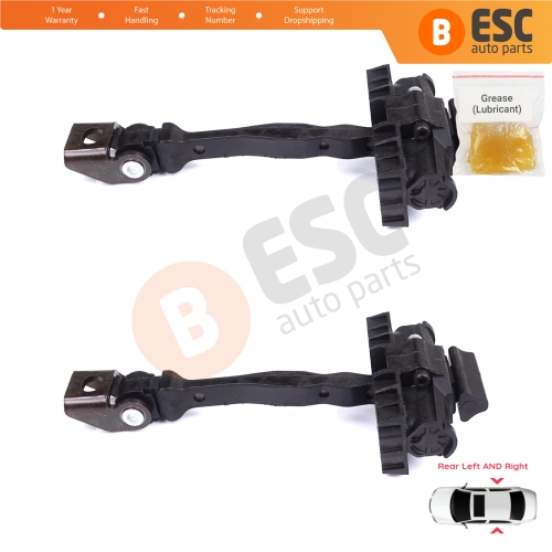 2 Pieces Rear Door Stop Check Assy Limiter Strap for VW T-Roc A11 D11 2017-On 5-Door 2GA839249B