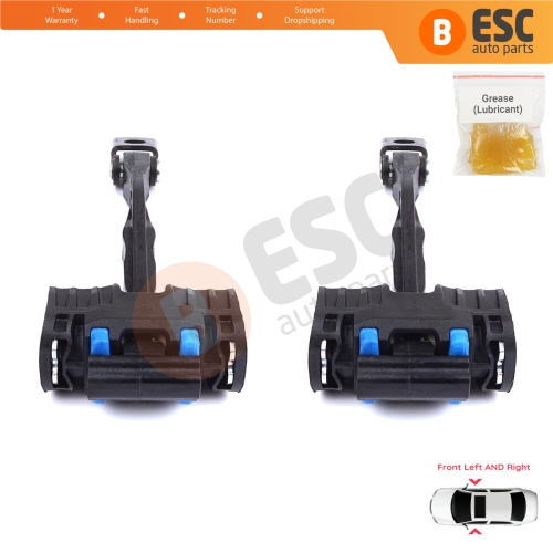 2 Pieces Front Door Stop Check Assy Limiter Strap for VW Touran MK2 5T 2015-On 5TA837249A