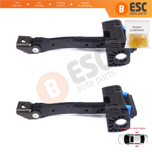2 Pieces Rear Door Stop Check Assy Limiter Strap for VW Touran MK2 5T 2015-On 5TA839249A