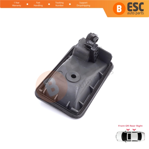 Front or Rear Right Interior Door Handle Opener Gray for Renault 19 Phase 2 1992-2000 Clio MK1 1990-1999 7700813586