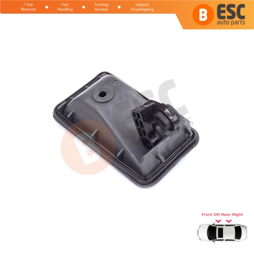 Front or Rear Right Interior Door Handle Opener Gray for Renault 19 Phase 2 1992-2000 Clio MK1 1990-1999 7700813586