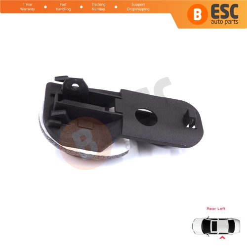 Rear Left Interior Door Handle Opener Black for Fiat Palio Siena MK1 178 1996-2016 Albea 178 2002-2012 713804614