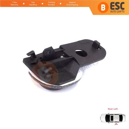 Rear Left Interior Door Handle Opener Black for Fiat Palio Siena MK1 178 1996-2016 Albea 178 2002-2012 713804614