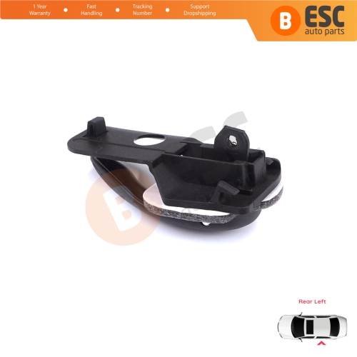 Rear Left Interior Door Handle Opener Black for Fiat Palio Siena MK1 178 1996-2016 Albea 178 2002-2012 713804614