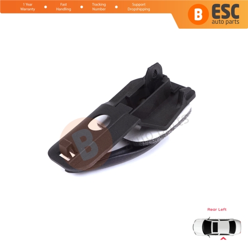 Rear Left Interior Door Handle Opener Black for Fiat Palio Siena MK1 178 1996-2016 Albea 178 2002-2012 713804614