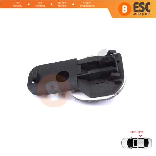 Rear Right Interior Door Handle Opener Black for Fiat Palio Siena MK1 178 1996-2016 Albea 178 2002-2012 713801614