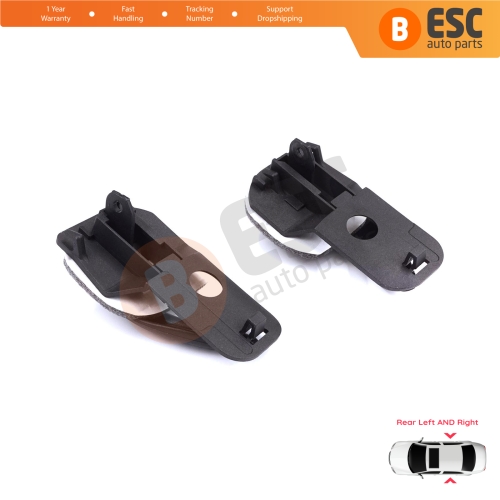 Rear Left Right Interior Door Handle Black for Fiat Palio Siena MK1 178 1996-2016 Albea 178 2002-2012 713804614 713801614