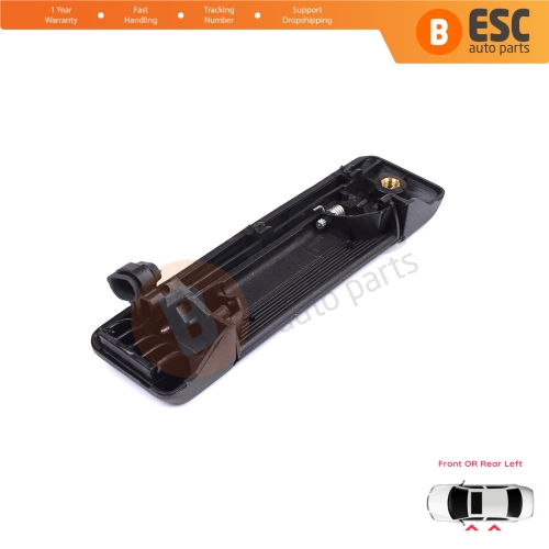 Left Exterior Door Handle Black for Renault 19 Super 5 Express Rapid Extra 7700793252