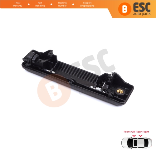 Right Exterior Door Handle Black for Renault 19 Super 5 Express Rapid Extra 7700793253
