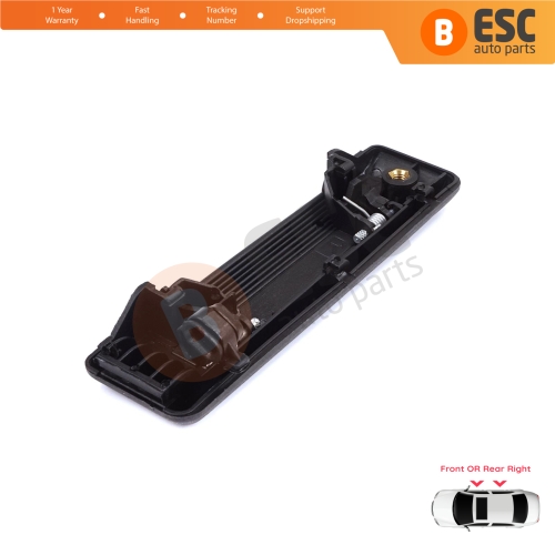 Right Exterior Door Handle Black for Renault 19 Super 5 Express Rapid Extra 7700793253