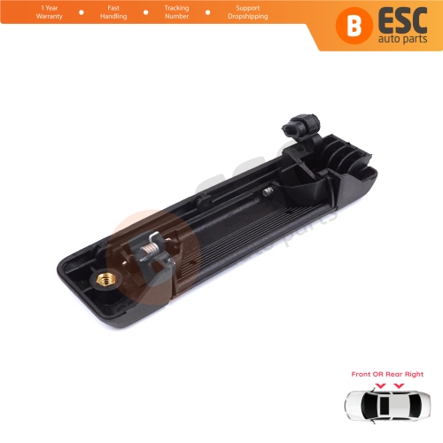 Right Exterior Door Handle Black for Renault 19 Super 5 Express Rapid Extra 7700793253