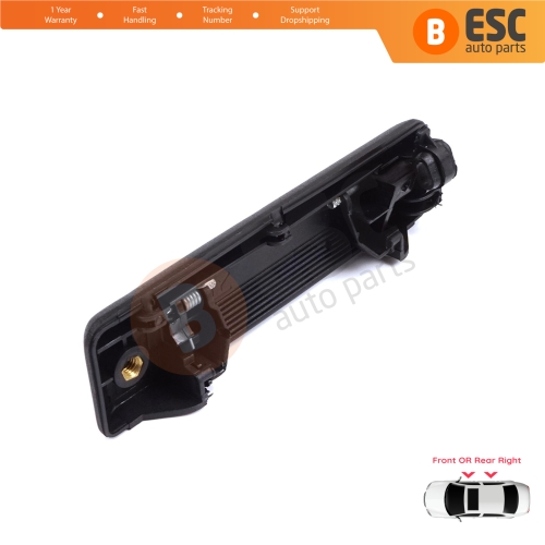 Right Exterior Door Handle Black for Renault 19 Super 5 Express Rapid Extra 7700793253