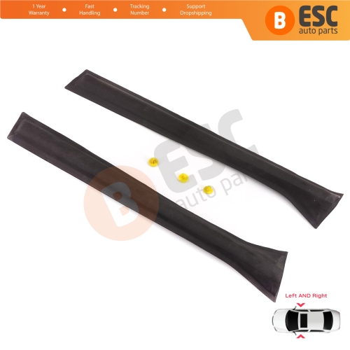 Left Right Outer Center Body Panel Pillar Rubber Cover for Vauxhall Opel Astra H A04 2004-2014 4/5 Door 13123710 13123711
