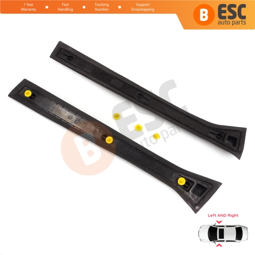 Left Right Outer Center Body Panel Pillar Rubber Cover for Vauxhall Opel Astra H A04 2004-2014 4/5 Door 13123710 13123711