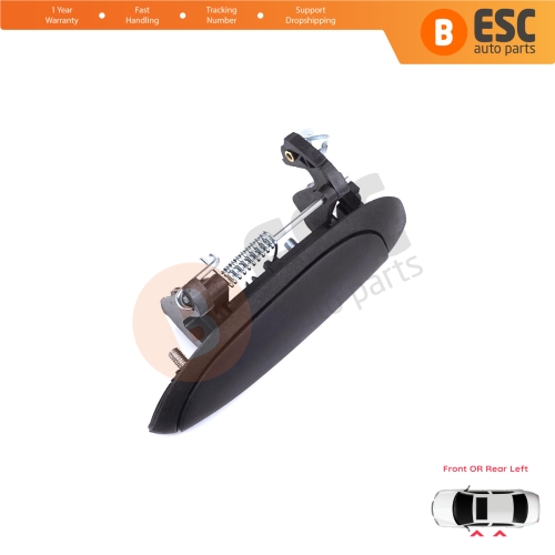 Left Exterior Door Handle for Renault Clio 2 Megane 1 Scenic 1 Symbol Thalia Logan Platina Lada Largus 7700426086