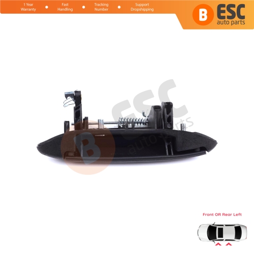 Left Exterior Door Handle for Renault Clio 2 Megane 1 Scenic 1 Symbol Thalia Logan Platina Lada Largus 7700426086