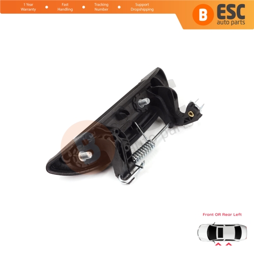 Left Exterior Door Handle for Renault Clio 2 Megane 1 Scenic 1 Symbol Thalia Logan Platina Lada Largus 7700426086