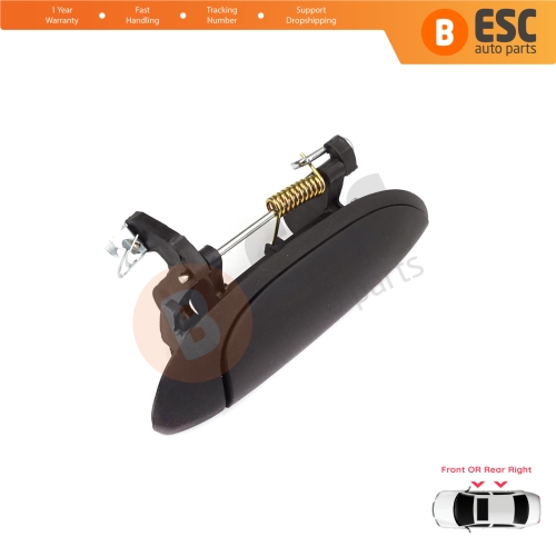 Right Exterior Door Handle for Renault Clio 2 Megane 1 Scenic 1 Symbol Thalia Logan Platina Lada Largus 7700426087