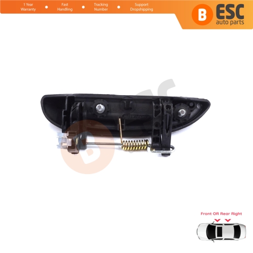 Right Exterior Door Handle for Renault Clio 2 Megane 1 Scenic 1 Symbol Thalia Logan Platina Lada Largus 7700426087