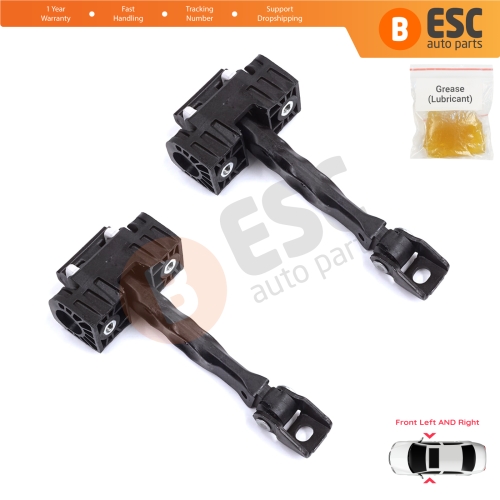 2 Pieces Front Door Stop Check Assy Limiter Strap for Skoda Fabia MK2 Roomster 5J7 Praktik 5J 5J0837249C