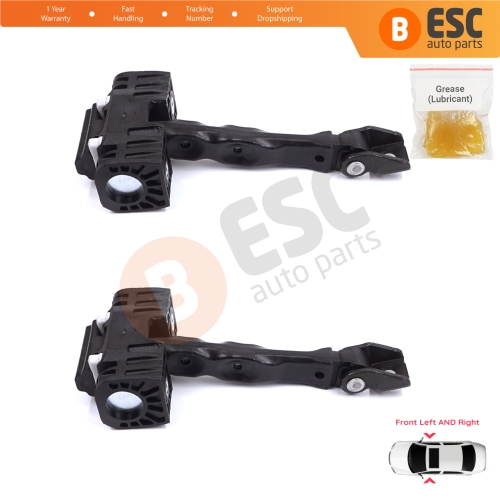 2 Pieces Front Door Stop Check Assy Limiter Strap for Skoda Fabia MK2 Roomster 5J7 Praktik 5J 5J0837249C
