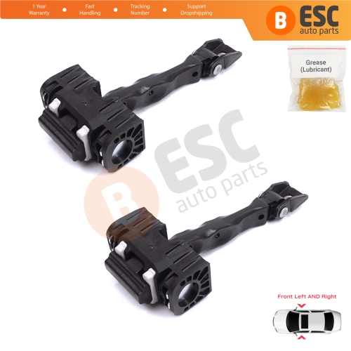 2 Pieces Front Door Stop Check Assy Limiter Strap for Skoda Fabia MK2 Roomster 5J7 Praktik 5J 5J0837249C