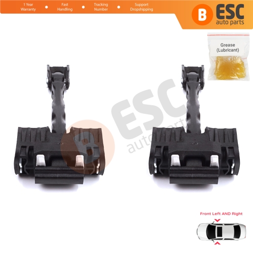 2 Pieces Front Door Stop Check Assy Limiter Strap for Skoda Fabia MK2 Roomster 5J7 Praktik 5J 5J0837249C