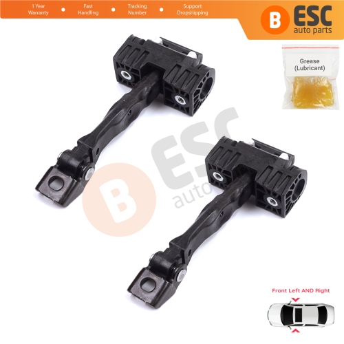 2 Pieces Front Door Stop Check Assy Limiter Strap for Skoda Fabia MK2 Roomster 5J7 Praktik 5J 5J0837249C