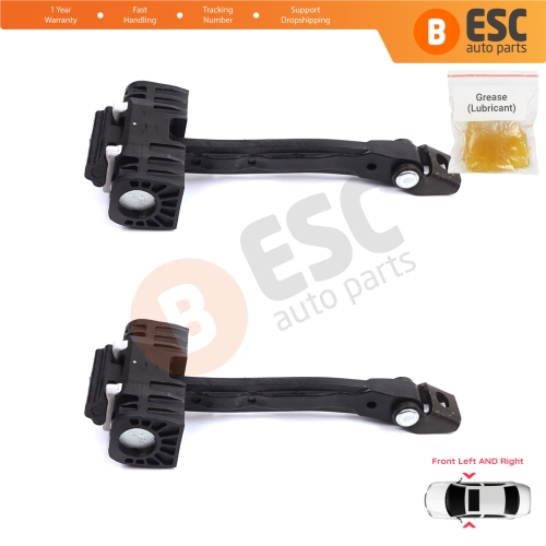 2 Pieces Front Door Stop Check Assy Limiter Strap for Skoda Yeti 5L 2009-2017 5L0837249C