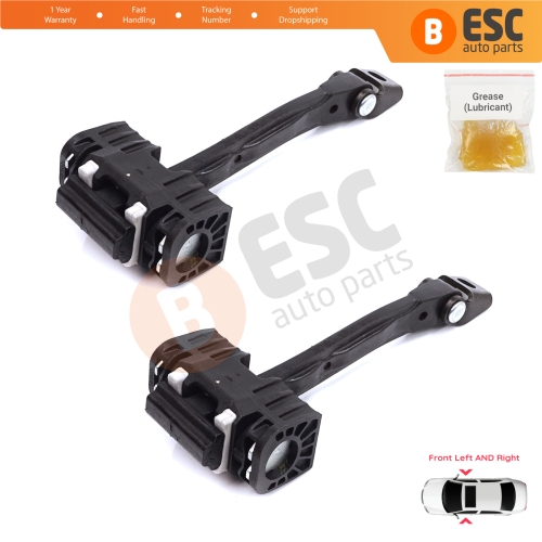2 Pieces Front Door Stop Check Assy Limiter Strap for Skoda Yeti 5L 2009-2017 5L0837249C