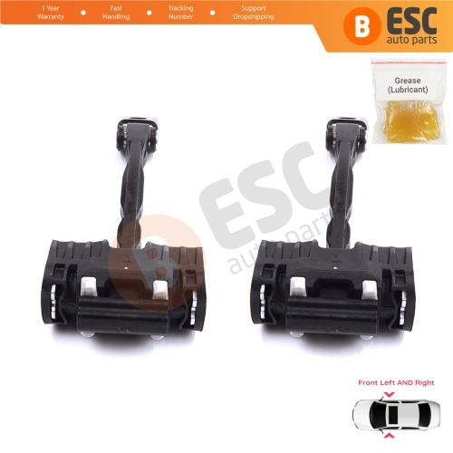 2 Pieces Front Door Stop Check Assy Limiter Strap for Skoda Yeti 5L 2009-2017 5L0837249C