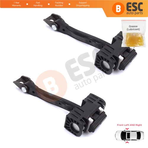 2 Pieces Front Door Stop Check Assy Limiter Strap for Skoda Yeti 5L 2009-2017 5L0837249C