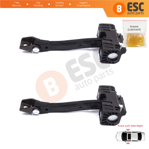 2 Pieces Front Door Stop Check Assy Limiter Strap for Skoda Yeti 5L 2009-2017 5L0837249C