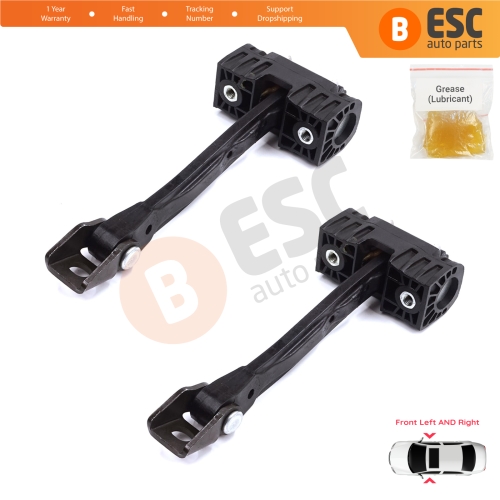 2 Pieces Front Door Stop Check Assy Limiter Strap for Skoda Yeti 5L 2009-2017 5L0837249C